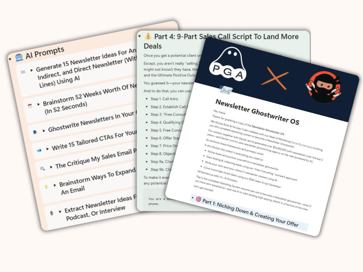 Newsletter Ghostwriter OS